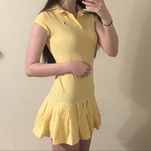 polo Ralph Lauren yellow tennis dress